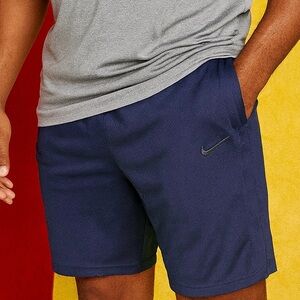 Nike Dri-Fit-Basketball shorts- Navy Blue-XXL